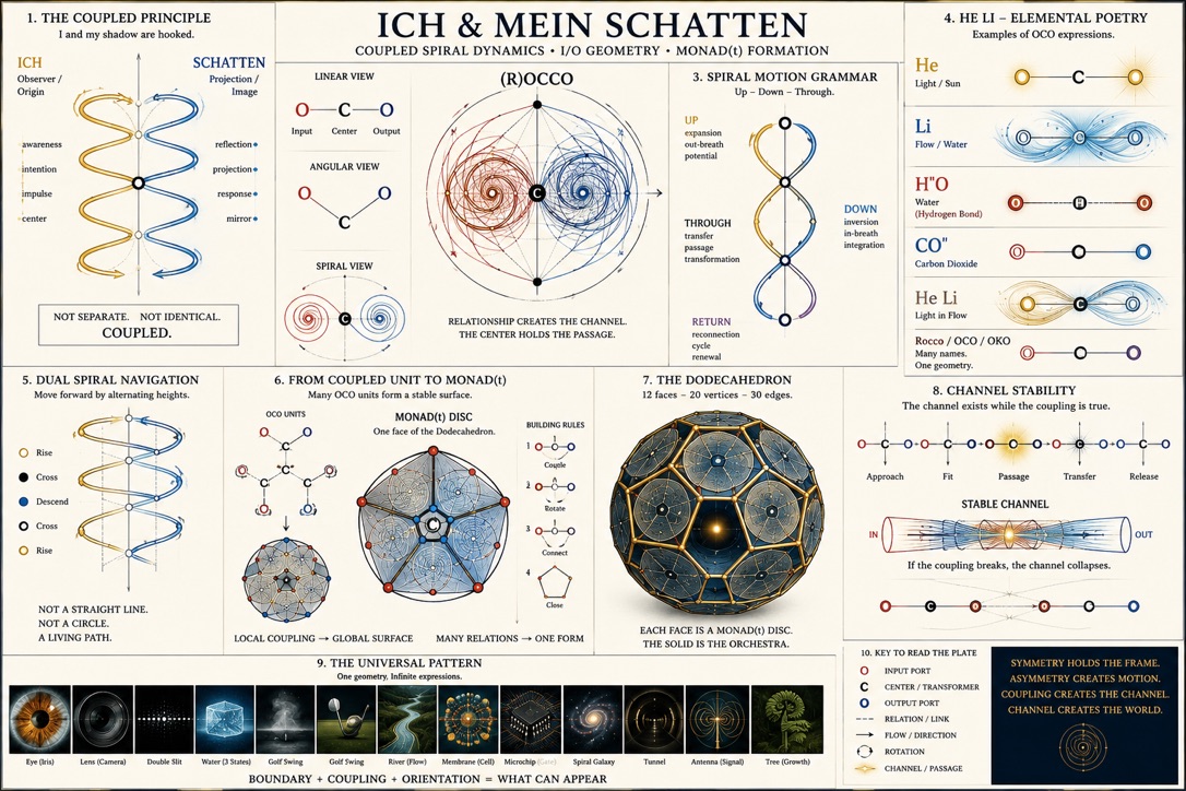 Historische O-C-O-, MONAD(t)- und Dodekaeder-Tafel